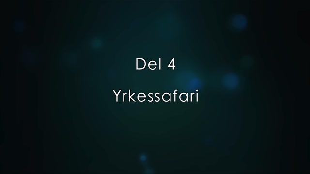 Poster for Del 4 Yrkessafari